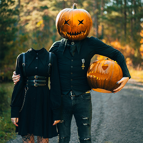 Parfoto halloween Hannes & Alexandra